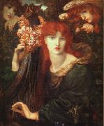 Dante Gabriel Rossetti La Ghirlandata France oil painting artist